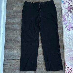 Dockers Men's Black Straight Fit Dress Pants 34 x 32